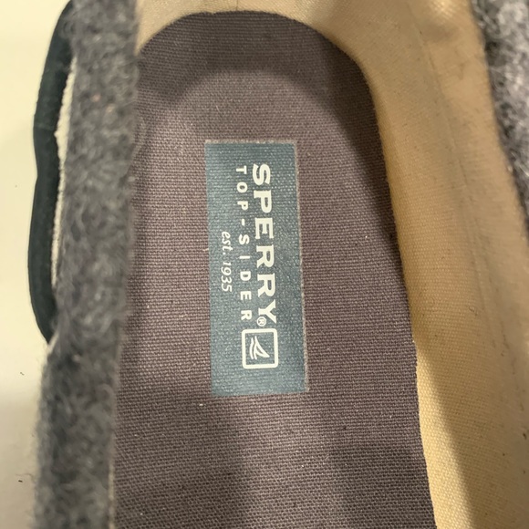 Wool grey Sperry’s size 9 - Picture 5 of 6